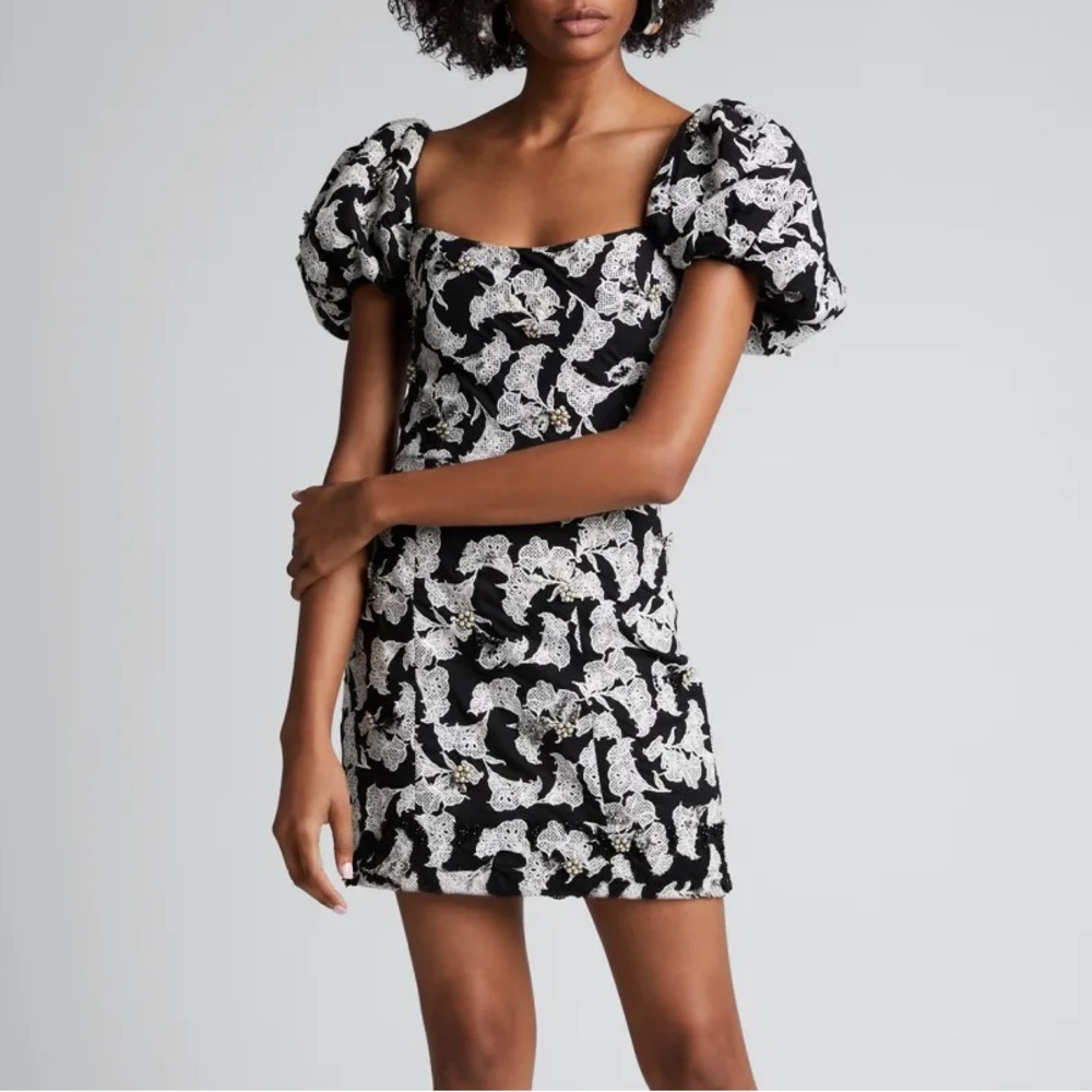 Johanna Ortiz Al Anochecer Floral Print Cocktail Dress Size 6  $2,250